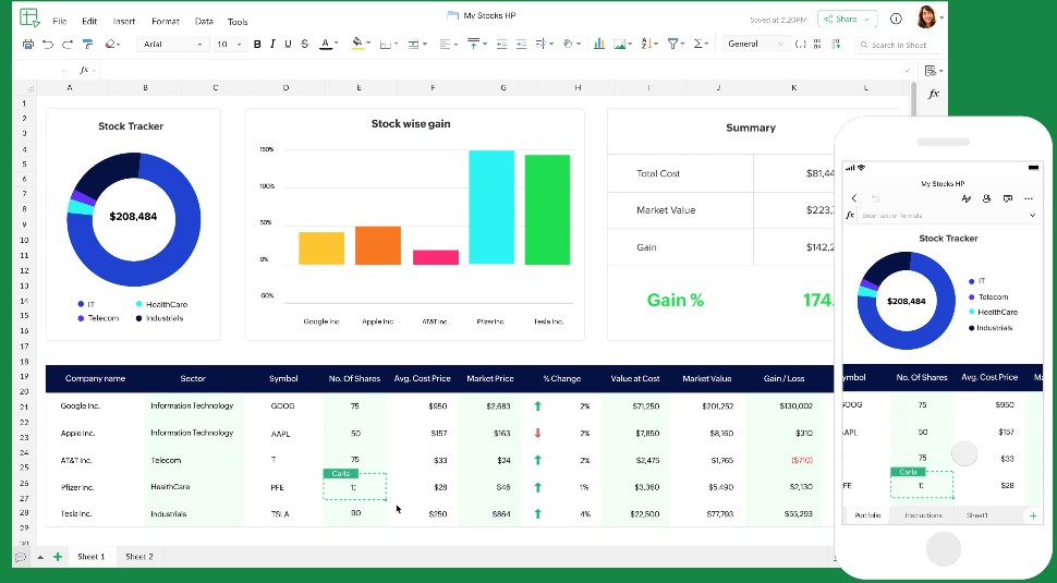 Zoho Sheet